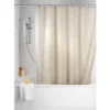 Wenko Plain Beige Polyester Shower Curtain - W1800 X H2000mm 1 Wenko Plain Beige Polyester Shower Curtain - W1800 X H2000mm -Bathroom Discount Store 20045100l