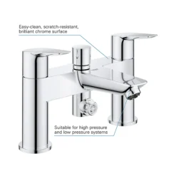 Grohe Start Edge Bath Shower Mixer -Bathroom Discount Store 25236001 d1