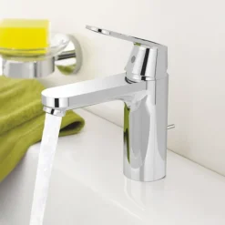Grohe Euro Ceramic 600mm Complete Basin Package (Cosmo Smart Tap + Waste Included) -Bathroom Discount Store 39642000 d2