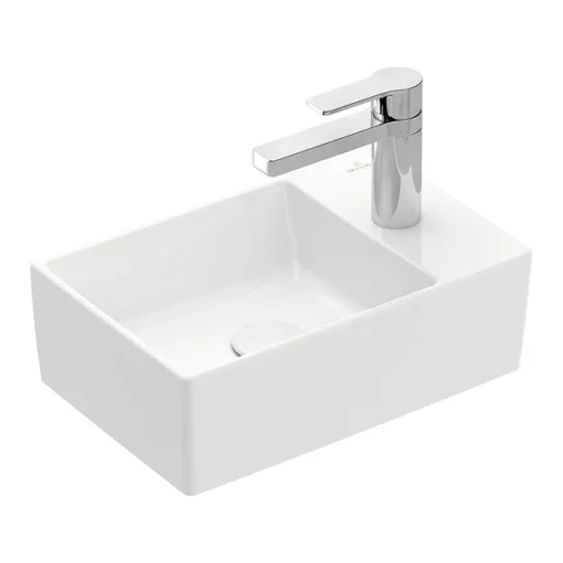 Villeroy & Boch Villeroy And Boch Memento 2.0 400 X 260mm 1TH Wall Hung Basin 2 Villeroy & Boch Villeroy And Boch Memento 2.0 400 X 260mm 1TH Wall Hung Basin -Bathroom Discount Store 43234001 d4
