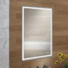 HIB Vanquish 50 Recessed LED Aluminium Mirror Cabinet