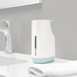 Joseph Joseph Slim Compact Soap Dispenser - White/Blue -Bathroom Discount Store 70503 d5