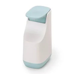 Joseph Joseph Slim Compact Soap Dispenser - White/Blue -Bathroom Discount Store 70503 l