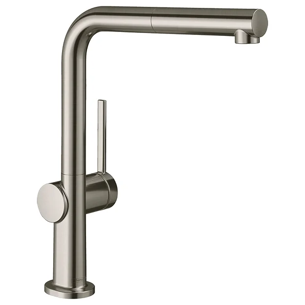 Hansgrohe Talis M54 270 Single Lever Kitchen Mixer With Pull Out Spray - Stainless Steel 4 Hansgrohe Talis M54 270 Single Lever Kitchen Mixer With Pull Out Spray - Stainless Steel - Image 2