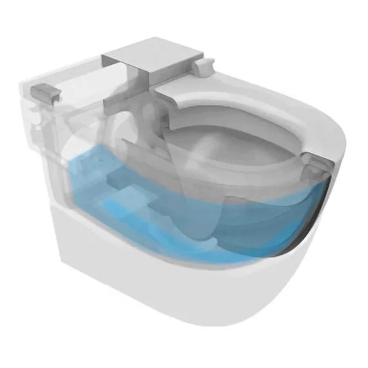 Roca In-Tank Meridian Back To Wall Toilet With Integrated Cistern + Soft Close Seat 7 Roca In-Tank Meridian Back To Wall Toilet With Integrated Cistern + Soft Close Seat - Image 5