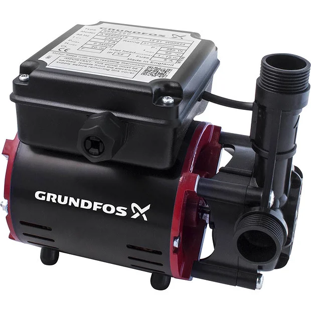 Grundfos SSR2-2.0 C Single Impeller Regenerative Shower Booster Pump 2.0 Bar 4 Grundfos SSR2-2.0 C Single Impeller Regenerative Shower Booster Pump 2.0 Bar - Image 2