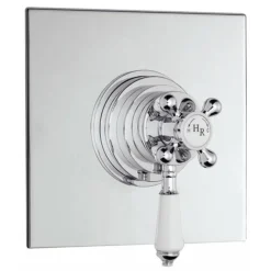 Hudson Reed Traditional Dual Concealed Thermostatic Shower Valve - Chrome