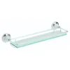 Heritage - Clifton Glass Gallery Shelf - Chrome -Bathroom Discount Store acc08 l