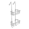 Alberta 2 Tier Hanging Shower Caddy - Chrome -Bathroom Discount Store acsb11 d1n