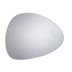 Arezzo 550 X 800mm Teardrop LED Backlit Bathroom Mirror With Anti-Fog -Bathroom Discount Store az1703mb d1