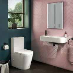 Arezzo 710 X 275mm Curved Wall Hung 1TH Basin -Bathroom Discount Store az78517 d2