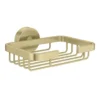 Arezzo Brushed Brass Soap Basket