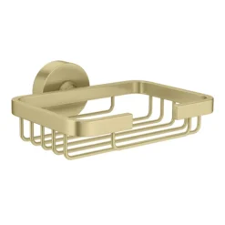 Arezzo Brushed Brass Soap Basket