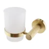 Arezzo Industrial Style Brushed Brass 4-Piece Bathroom Accessory Pack