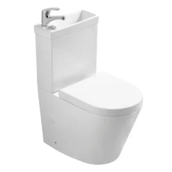 Arezzo Space Saving Combined Two-In-One Wash Basin + Rimless Toilet -Bathroom Discount Store azcc2in1 d5