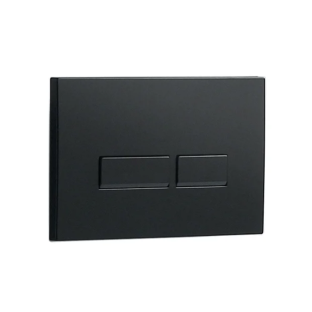Arezzo Compact Top/Front Flush Toilet Frame With Matt Black Flush - Square Buttons 3 Arezzo Compact Top/Front Flush Toilet Frame With Matt Black Flush - Square Buttons