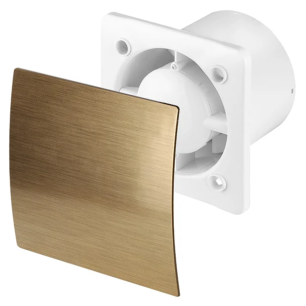 Arezzo 100mm Silent Extractor Fan - Timer - Gold 4 Arezzo 100mm Silent Extractor Fan - Timer - Gold - Image 2