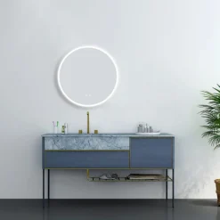 Arezzo 600mm Round Colour Changing LED Illuminated Bathroom Mirror With Bluetooth + Anti-Fog 12 Arezzo 600mm Round Colour Changing LED Illuminated Bathroom Mirror With Bluetooth + Anti-Fog -Bathroom Discount Store azmir025 d3