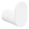 Arezzo Matt White Robe Hook -Bathroom Discount Store azmwrh detail1