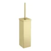 Arezzo Square Toilet Brush Brushed Brass -Bathroom Discount Store azsqtbbb lrg2