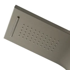 Arezzo Shower Tower Panel - Stainless Steel (Thermostatic) -Bathroom Discount Store azstp5ss d2