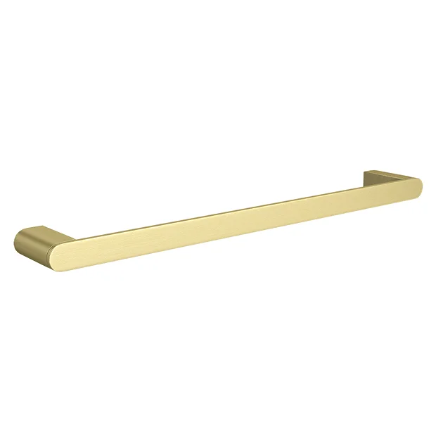 Arezzo 4-Bar Brushed Brass Round Towel Rail 3 Arezzo 4-Bar Brushed Brass Round Towel Rail