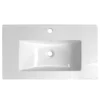 Nuie 800mm Minimalist Ceramic Inset Basin -Bathroom Discount Store bas011