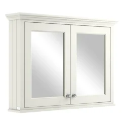 Bayswater Pointing White 1050mm Mirror Wall Cabinet