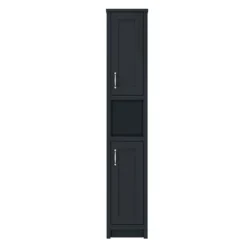 Chatsworth Traditional Graphite Tall Cabinet -Bathroom Discount Store blkdantb n d4