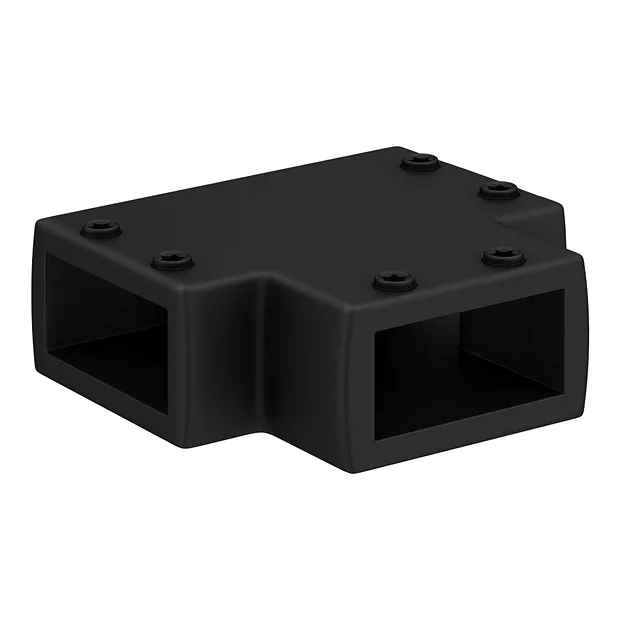 Arezzo Matt Black T-Piece Section 4 Arezzo Matt Black T-Piece Section - Image 2