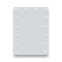 Arezzo Bulb 500 X 700mm LED Illuminated Mirror With Motion Sensor + Anti-Fog 10 Arezzo Bulb 500 X 700mm LED Illuminated Mirror With Motion Sensor + Anti-Fog -Bathroom Discount Store bm001 d1