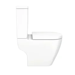 Bianco Close Coupled Modern Toilet + Soft Close Seat -Bathroom Discount Store bwcscd2