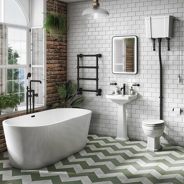 Carlton Matt Black Traditional High Level Toilet With Soft Close Seat 3 Carlton Matt Black Traditional High Level Toilet With Soft Close Seat