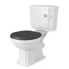 Chatsworth Traditional Corner Toilet + Soft Close Seat 1 Chatsworth Traditional Corner Toilet + Soft Close Seat -Bathroom Discount Store cctblk d4