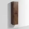 Monza Chestnut Tall Wall Hung Storage Unit - 1500mm High -Bathroom Discount Store ch150wm d1