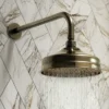 Chatsworth 1928 Antique Brass Traditional Shower With Concealed Valve, 8" Head + Handset -Bathroom Discount Store ch63vabpk1d6