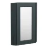 Chatsworth Corner Mirror Cabinet Graphite -Bathroom Discount Store cnrmcabblk l
