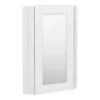 Chatsworth Corner Mirror Cabinet White -Bathroom Discount Store cnrmcabwht l