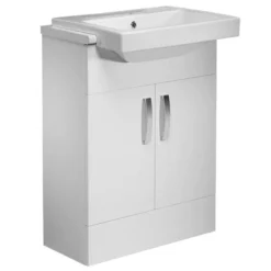 Tavistock Courier 600mm Semi-Countertop Unit & Basin - Gloss White 7 Tavistock Courier 600mm Semi-Countertop Unit & Basin - Gloss White -Bathroom Discount Store cr600gw l