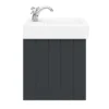 Chatsworth Traditional Graphite 560mm Wall Hung Vanity -Bathroom Discount Store cwh560blk d7