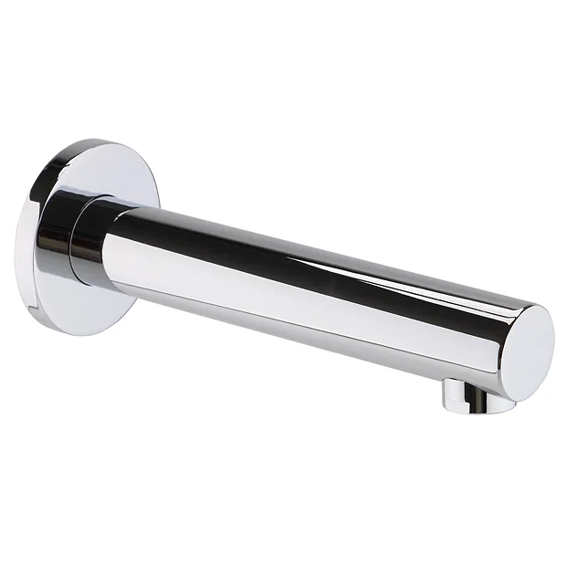 Cruze Chrome Round Wall Mounted Straight Bath Spout 3 Cruze Chrome Round Wall Mounted Straight Bath Spout