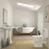 Darwin Traditional Close Coupled Toilet + Soft Close Seat 1 Darwin Traditional Close Coupled Toilet + Soft Close Seat -Bathroom Discount Store darccnd2