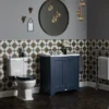 Bayswater Fitzroy Comfort Height Traditional Close Coupled Toilet With Ceramic Lever Flush -Bathroom Discount Store fitzwc2 detail2