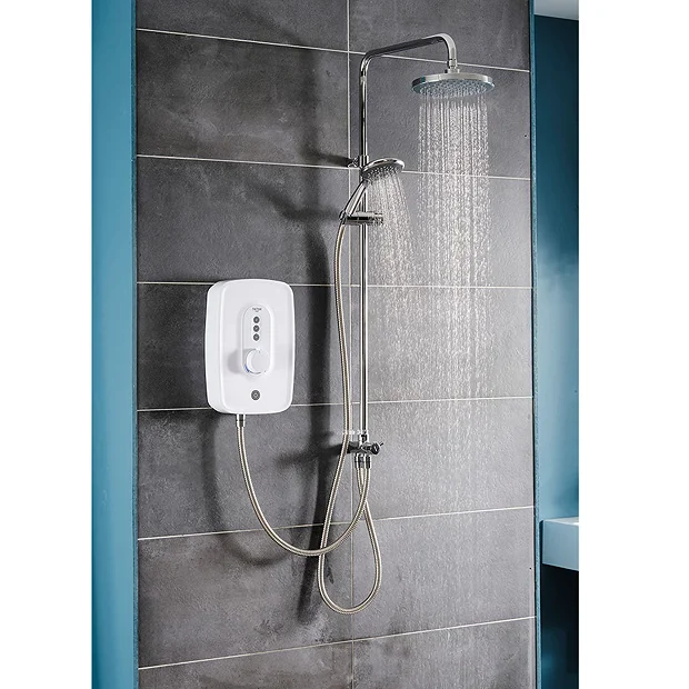 Triton Danzi DuElec 10.5kw Electric Shower - White 3 Triton Danzi DuElec 10.5kw Electric Shower - White