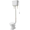 Gold High Level Traditional WC Flush Pipe Kit -Bathroom Discount Store goldhighleveltraditionalwcflushpipekitd1