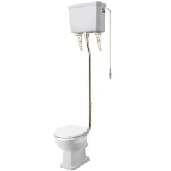 Gold High Level Traditional WC Flush Pipe Kit