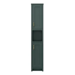 Chatsworth Traditional Green Tall Cabinet -Bathroom Discount Store grndantb d1
