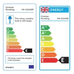 Brooklyn 390 X 500mm Battery Operated Illuminated LED Mirror -Bathroom Discount Store gs3x5bt d2n