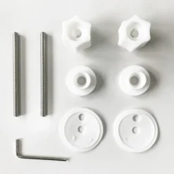 Toreno Wooden Toilet Seat Hinge Pack Chrome -Bathroom Discount Store hincp1d1