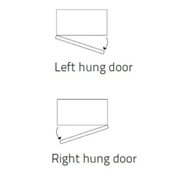 Miller - Traditional 1903 Display Cabinet -Bathroom Discount Store hinged ln